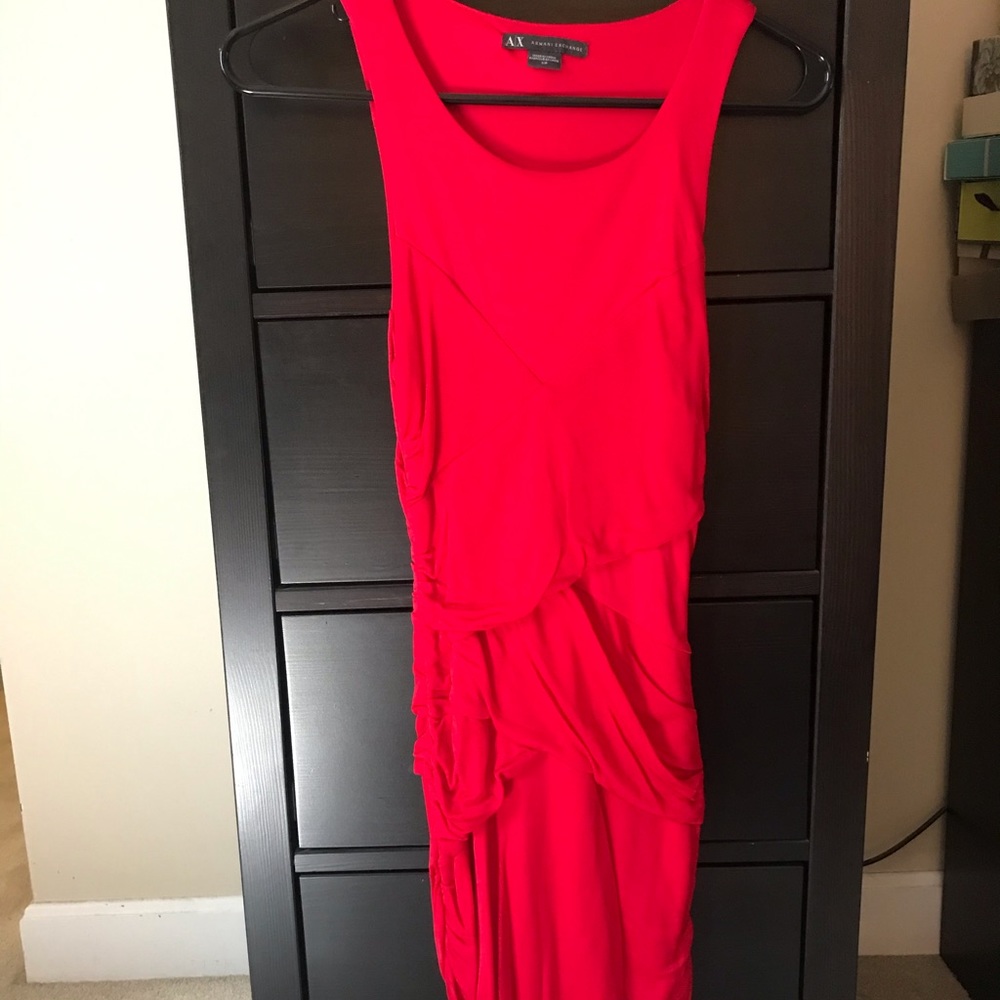 Short, fitted Red Dress